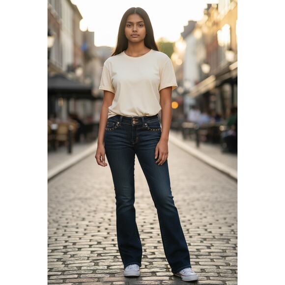 J-Star Light Ombré Bootcut Jeans Size 5/6 NWT Festival Western Style - Picture 11 of 11